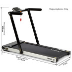 Electric treadmill HMS LOOP12 1864W 12km/h Black