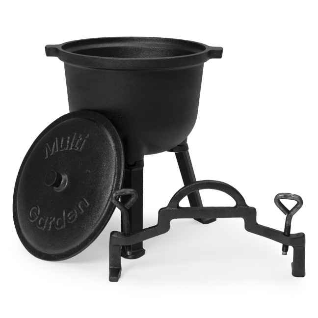 5L Cast Iron Cauldron for Garden Campfire Grill | Garden furniture, relaxation, modern style