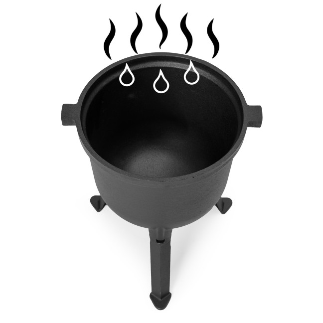 8L Cast Iron Cauldron for Garden Campfire Grill | Garden furniture, relaxation, modern style