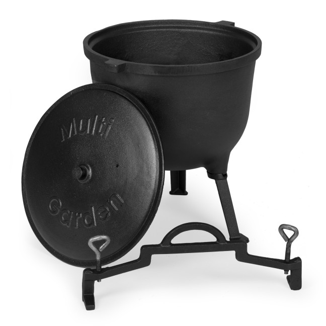 15L Cast Iron Cauldron for Garden Campfire Grill | Garden furniture, relaxation, modern style