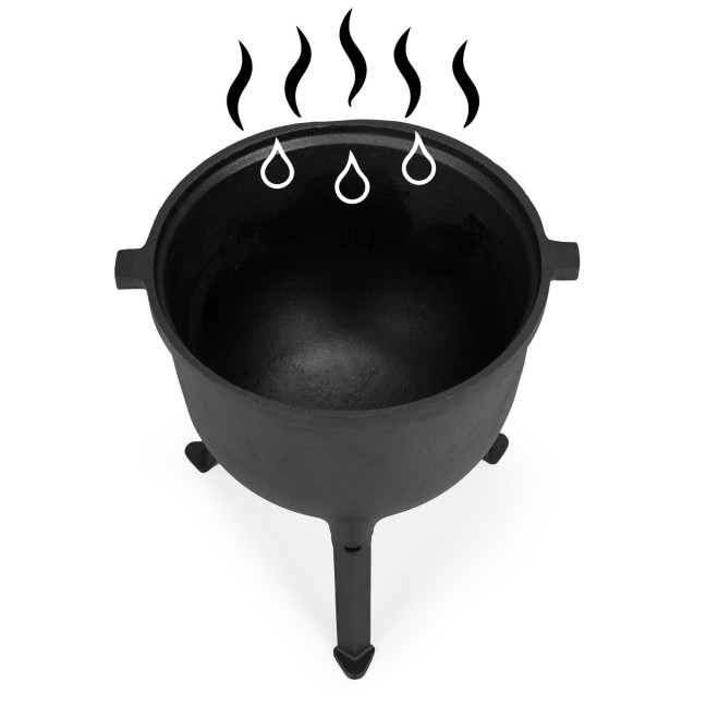 15L Cast Iron Cauldron for Garden Campfire Grill | Garden furniture, relaxation, modern style