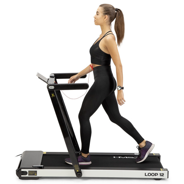 Electric treadmill HMS LOOP12 1864W 12km/h Black