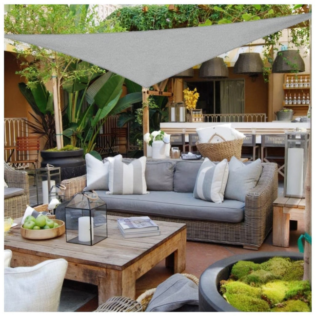 ModernHome Waterproof Sun Shade Sail 3x3x3m | Garden furniture, relaxation, modern style