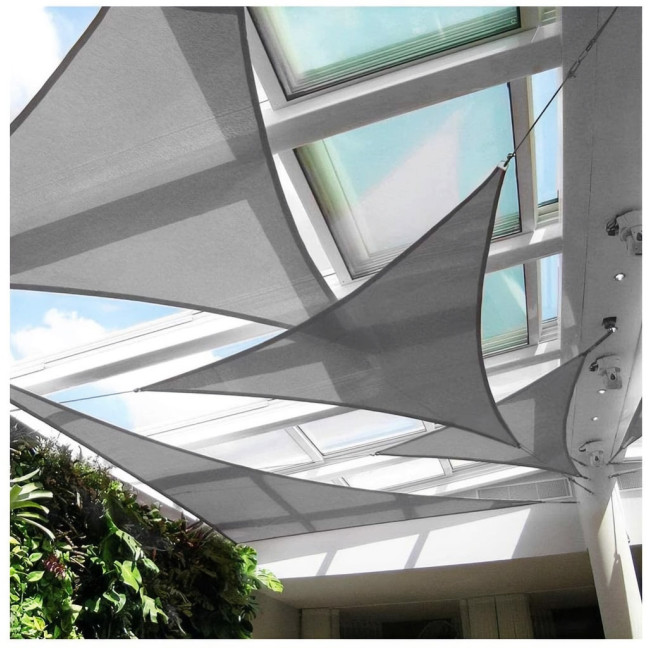 ModernHome Waterproof Sun Shade Sail 4x4x4m | Garden furniture, relaxation, modern style