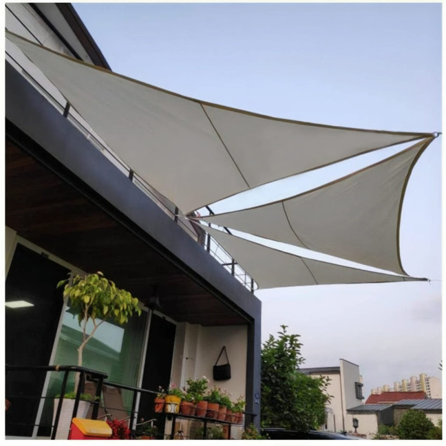 ModernHome Waterproof Sun Shade Sail 4x4x4m | Garden furniture, relaxation, modern style