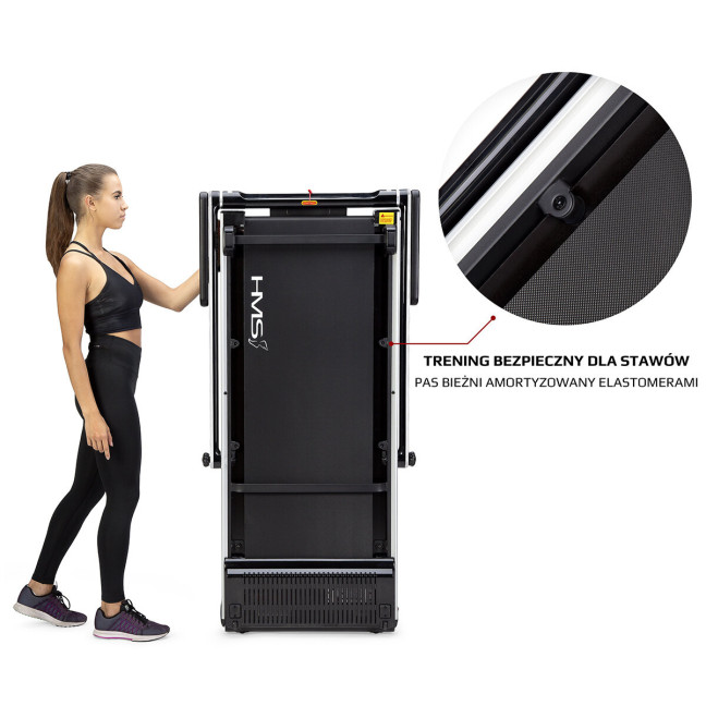 Electric treadmill HMS LOOP12 1864W 12km/h Gray