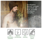 Rento Eucalyptus Sauna Whisk