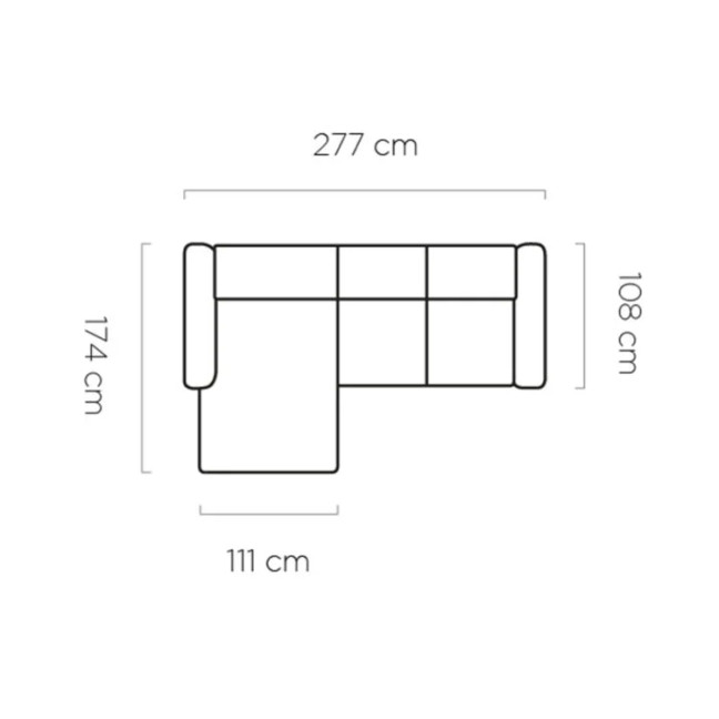 Alisson S Corner Sofa with Electric Seat Extension