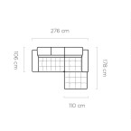 Campo Mini  Corner Sofa - With Electric Seat Extension