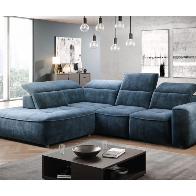 Colombo L Corner Sofa - With Electric Seat Extension