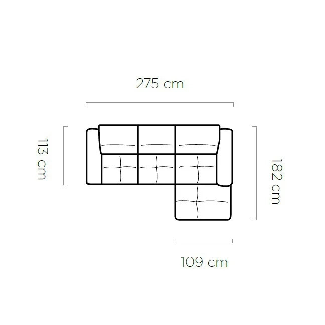 Colombo Mini Corner Sofa - With Electric Seat Extension