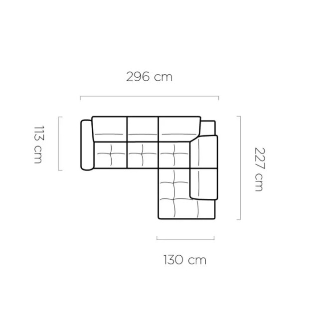 Colombo L Corner Sofa - With Electric Seat Extension