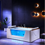 BATHTUB WITH HYDRO-MASSAGE ZEFIR 934 WHITE 192x131 CM