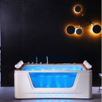BATHTUB WITH HYDRO-MASSAGE ZEFIR 934 WHITE 192x131 CM