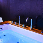 BATHTUB WITH HYDRO-MASSAGE ZEFIR 934 WHITE 192x131 CM