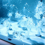 BATHTUB WITH HYDRO-MASSAGE ZEFIR 934 WHITE 192x131 CM