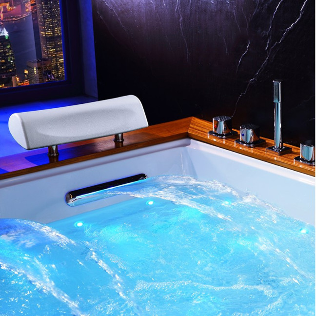 BATHTUB WITH HYDRO-MASSAGE ZEFIR 934 WHITE 192x131 CM