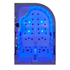 HYDRO MASSAGE BATHTUB VENEZIA 761 180x120 CM