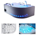 HYDRO MASSAGE BATHTUB VENEZIA 761 180x120 CM