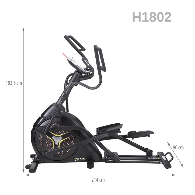 H1802 ELECTROMAGNETIC ELLIPTICAL TRAINER SEMI COMMERCIAL HMS PREMIUM