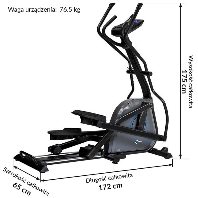 HMS H1742 Premium 9kg 51cm Magnetic Elliptical Trainer