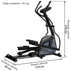 HMS H1742 Premium 9kg 51cm Magnetic Elliptical Trainer