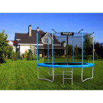 Garden trampoline 6ft/183cm with indoor net and ladder