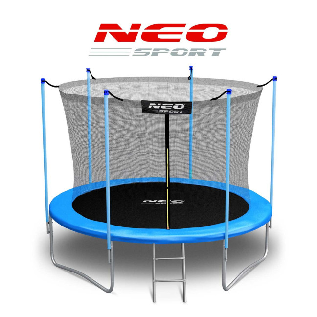Garden trampoline 6ft/183cm with indoor net and ladder