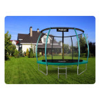 Garden trampoline 8ft/252cm with net, profiled posts and ladder Neo-Sport
