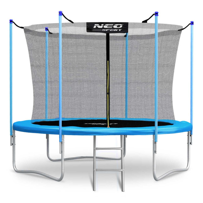 Garden trampoline 8ft/252cm with indoor net and ladder