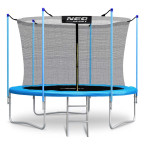 Garden trampoline 8ft/252cm with indoor net and ladder