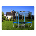 Garden trampoline 8ft/252cm with outdoor net and ladder
