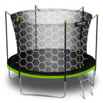 Garden trampoline 8ft/252cm with internal net and Neo-Sport ladder
