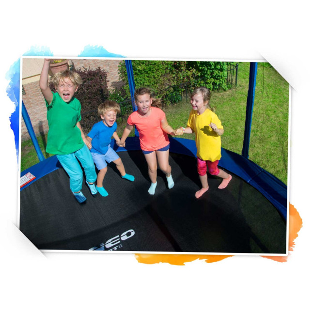 Garden trampoline 8ft/252cm with indoor net and ladder