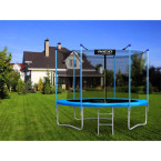 Garden trampoline 8ft/252cm with indoor net and ladder