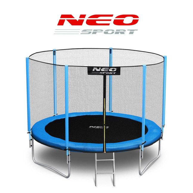 Garden trampoline 8ft/252cm with outdoor net and ladder