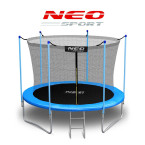 Garden trampoline 8ft/252cm with indoor net and ladder