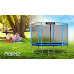 Garden trampoline 10ft/312cm with outdoor net and ladder