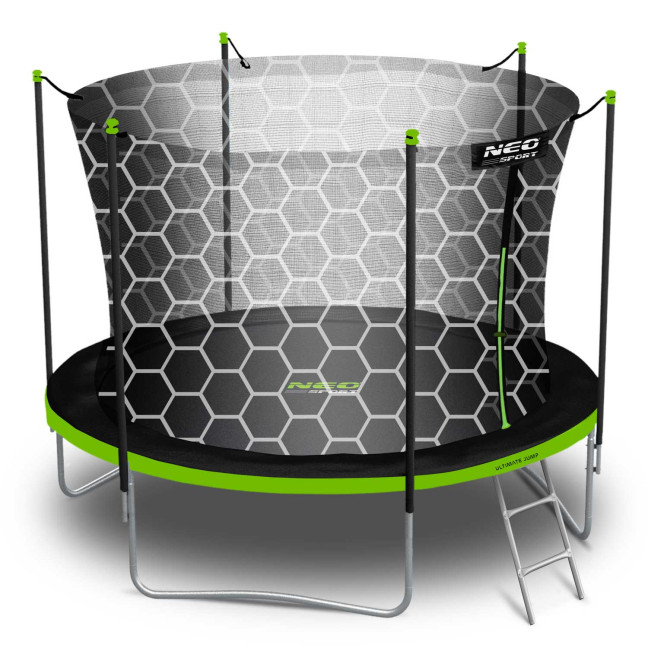 Garden trampoline 10ft/312cm with internal net and ladder Neo-Sport