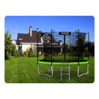 Garden trampoline 8ft/252cm with internal net and Neo-Sport ladder