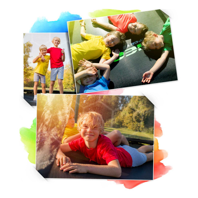 Garden trampoline 10ft/312cm with internal net and ladder Neo-Sport