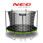 Garden trampoline 10ft/312cm with internal net and ladder Neo-Sport