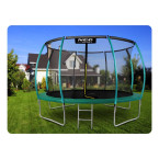 Garden trampoline 14ft/435cm with net, profiled posts and ladder Neo-Sport