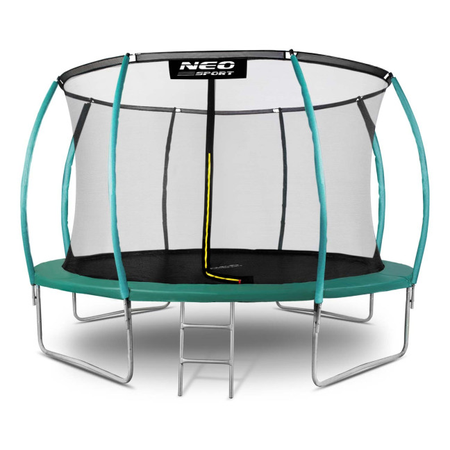 Garden trampoline 14ft/435cm with net, profiled posts and ladder Neo-Sport