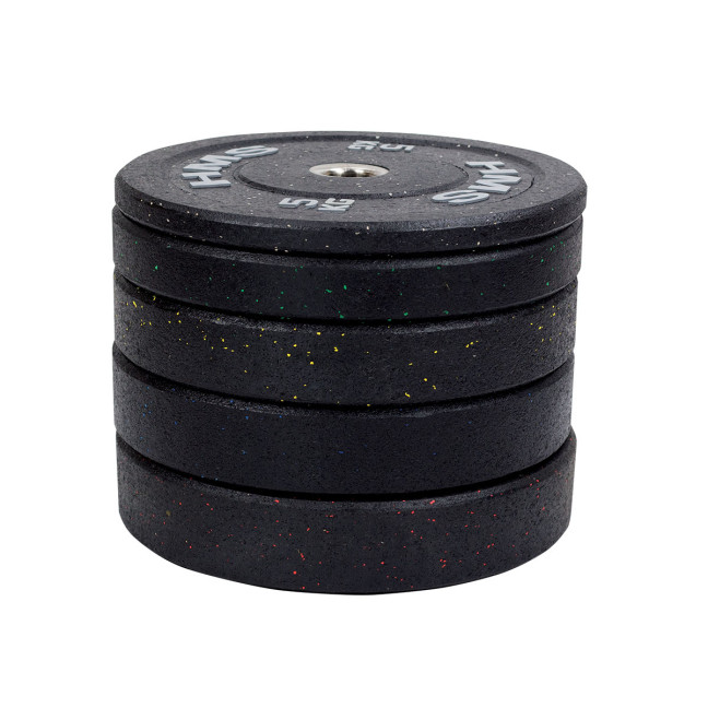 Olympic Plate Stainless Steel Covered with Rubber Bumper 5-25 KG