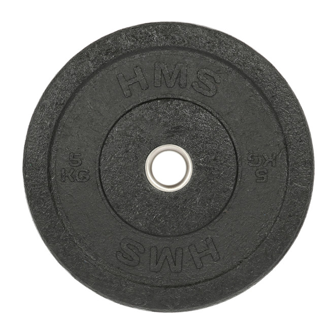 Black Bumper Olympic Plate 5 - 25 KG HMS