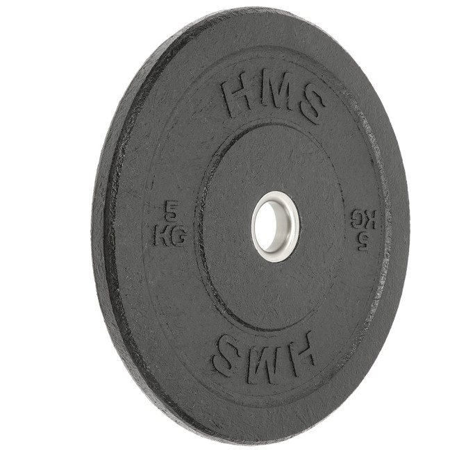 Black Bumper Olympic Plate 5 - 25 KG HMS