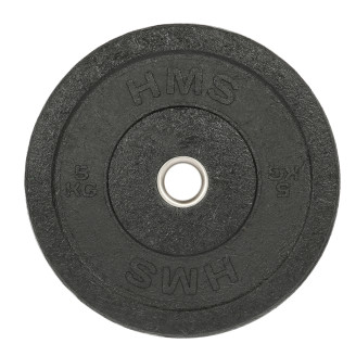 Black Bumper Olympic Plate 5 - 25 KG HMS