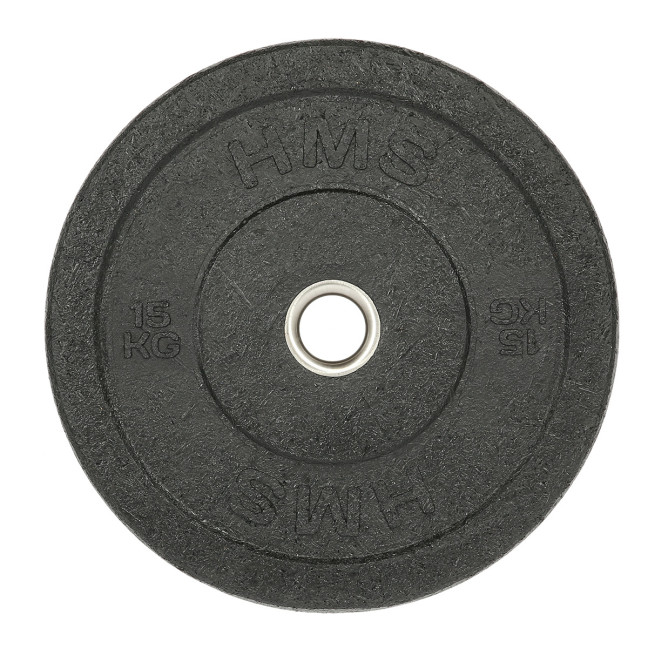 Black Bumper Olympic Plate 5 - 25 KG HMS