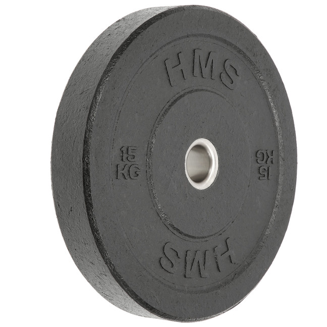 Black Bumper Olympic Plate 5 - 25 KG HMS